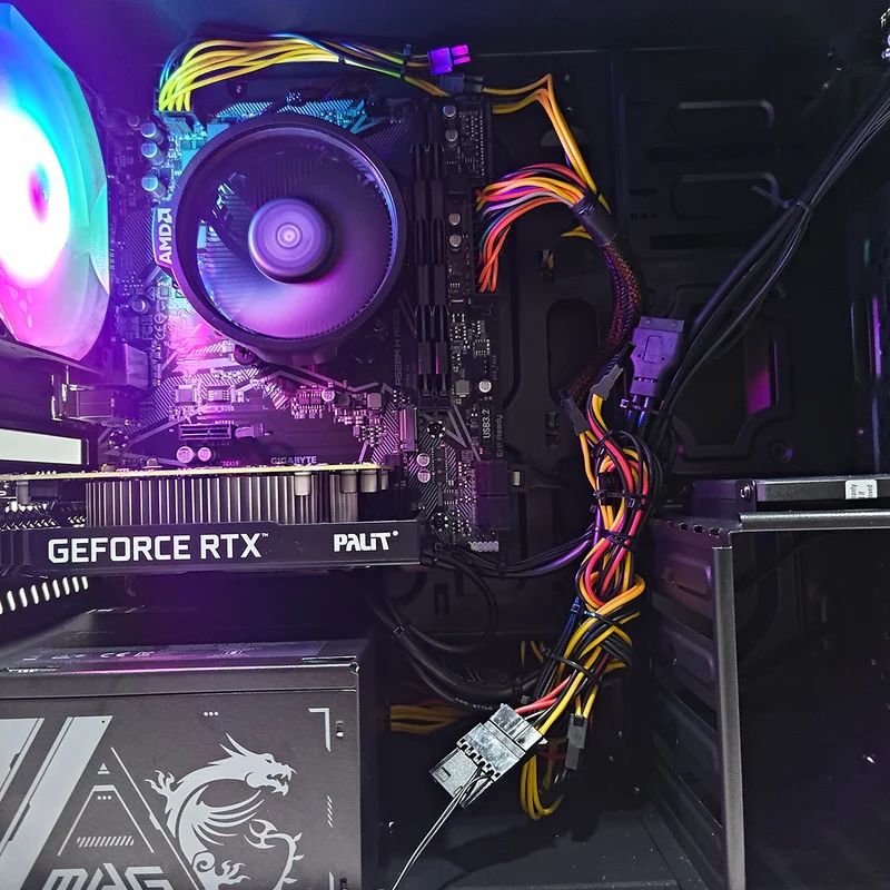 Alpha Matrexx 30 Black Desktop Gaming PC | AMD Ryzen 5 5500 | 16GB RAM | 512GB SSD | RTX 3050 | Windows 11 Pro