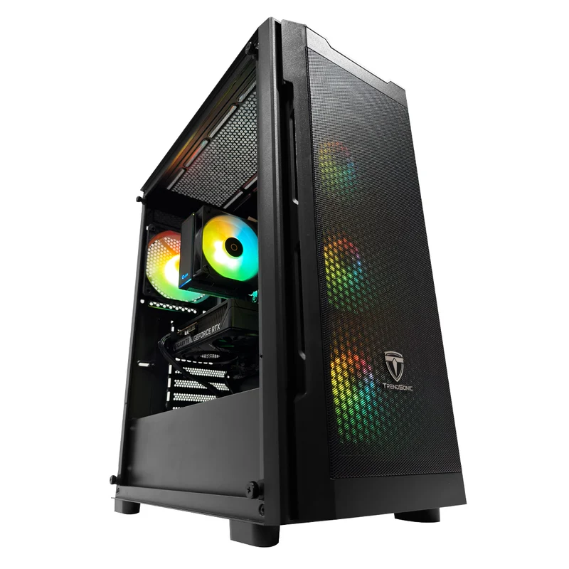 Sigma Uriel Mesh Black Desktop Gaming PC | AMD Ryzen 5 7500F | 16GB RAM | 1TB SSD | RTX 5060 | Windows 11 Pro