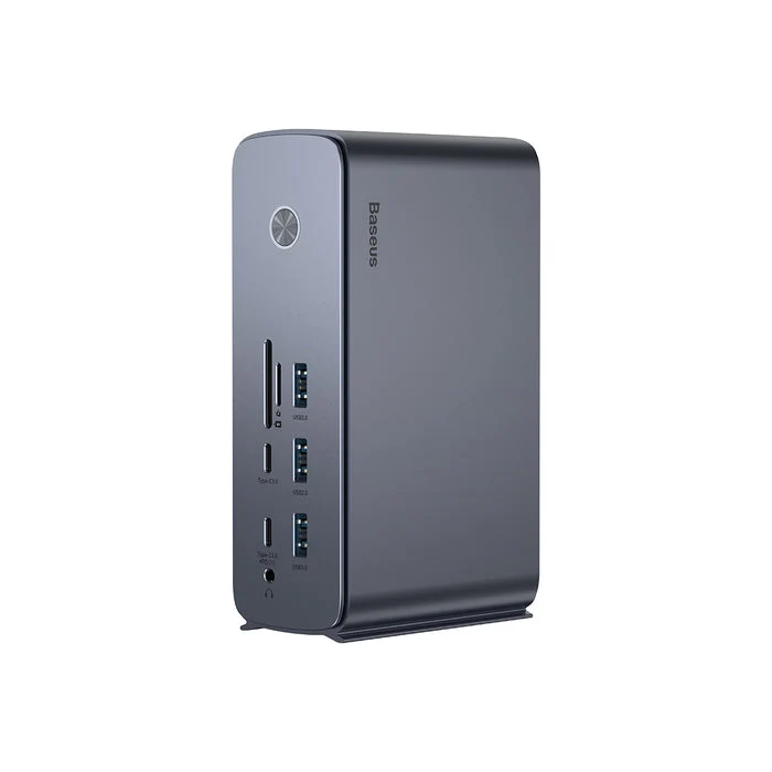 Baseus UnionJoy Pro 17-Port Quadruple-Display Multifunctional Hub Docking Station (Grey) (WKSP090013)