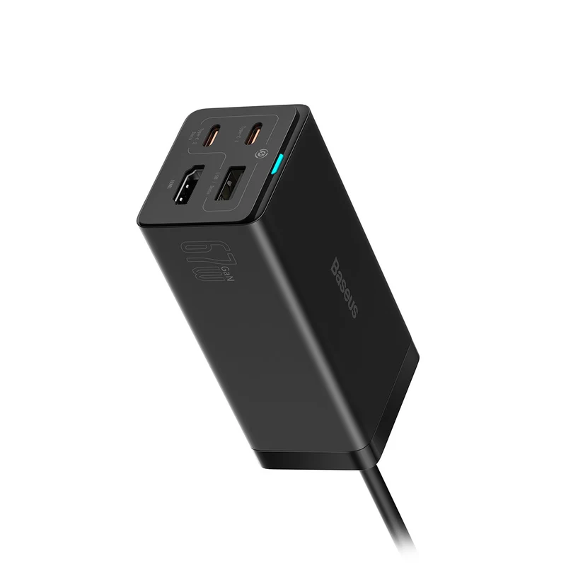 Baseus Gan5 Pro Desktop Fast Charger 1U+2C+HDMI 67W (Black) (CCGP110101)