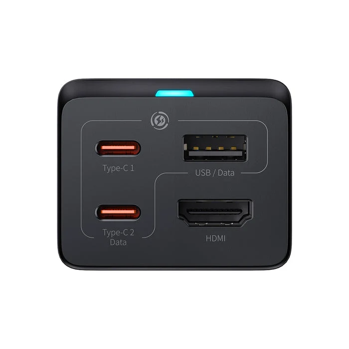 Baseus Gan5 Pro Desktop Fast Charger 1U+2C+HDMI 67W (Black) (CCGP110101)