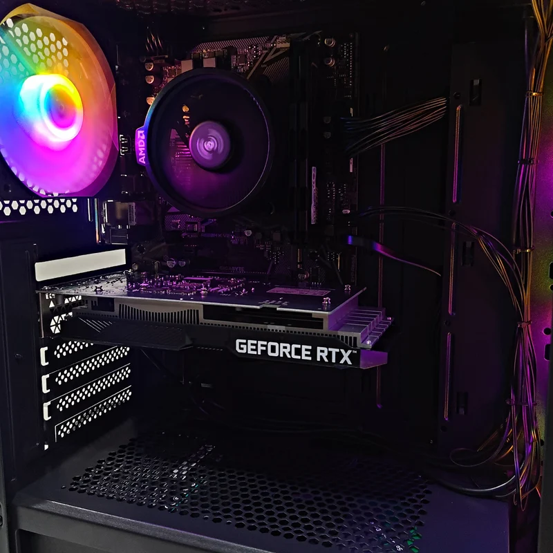 Alpha Cronus Black Desktop Gaming PC | AMD Ryzen 5 5500 | 16GB RAM | 512GB SSD | RTX 3050 | Windows 11 Pro