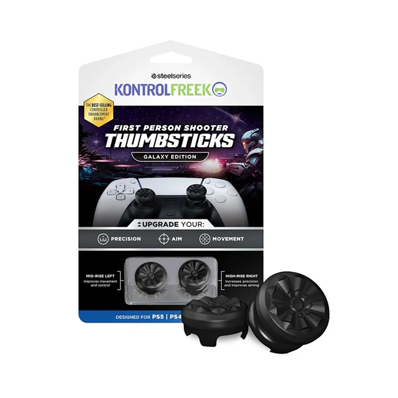 SteelSeries Kontrolfreek First Person Shooter Thumbsticks Galaxy Edition for PS5/ PS4 (6200-PS5)