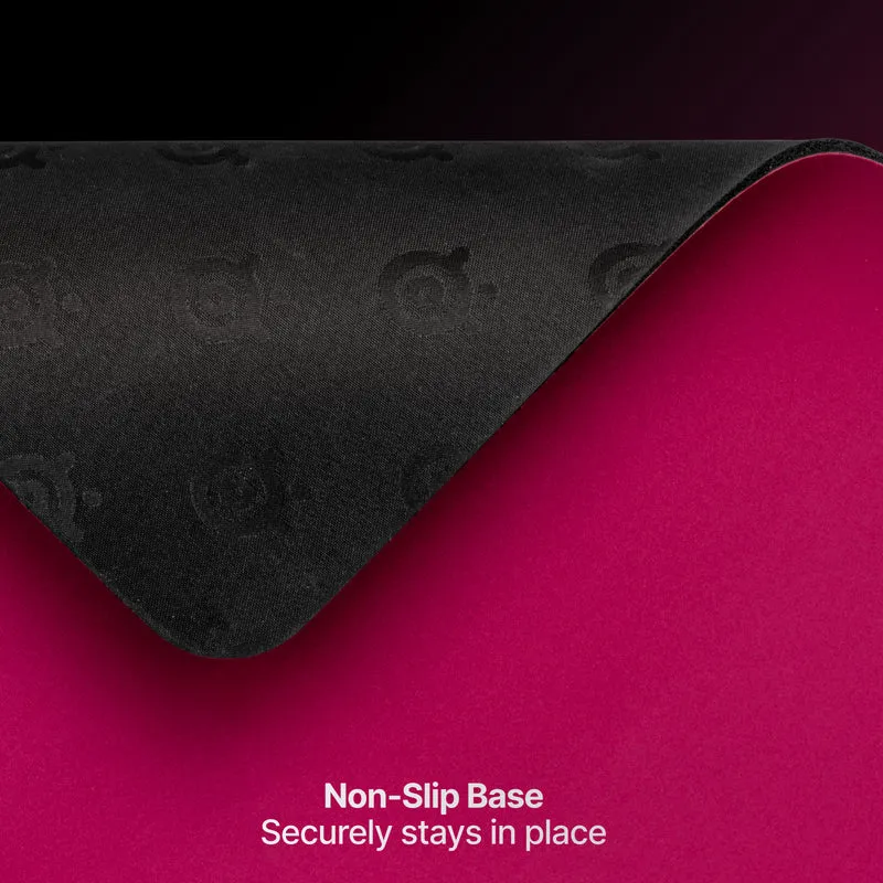 SteelSeries QCK Heavy Extra Thick Cloth Mousepad XXL (Magenta, White)