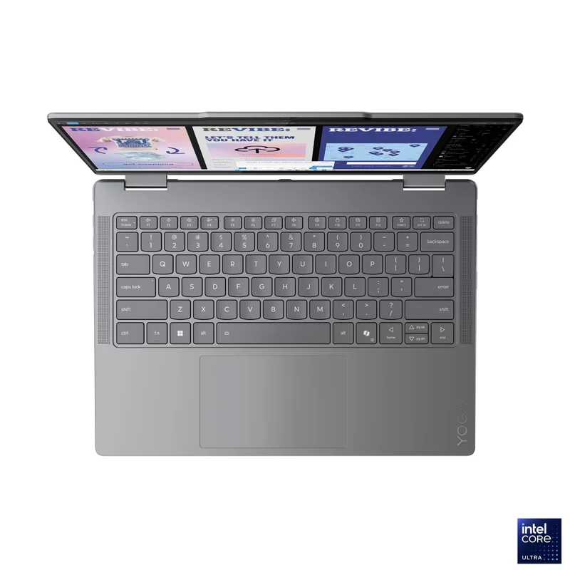Lenovo Yoga 7 2-in-1 14ILL10 83JQ00DKPH Laptop (Luna Grey) | 14" 2.8K WQXGA+ (2880x1800) OLED 120Hz | Core Ultra 7 258V | 32GB RAM | 1TB SSD | Intel Arc Graphics 140V | Win11 Home | MS Office Home 2024 + MS 365 Basic + Yoga Pen+Yoga Slim Mouse+Yoga Sleeve