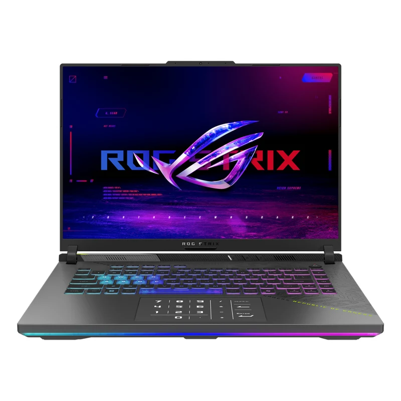 ASUS ROG Strix G16 G614PM-TS179WSM Gaming Laptop (Eclipse Gray) | 16" 2.5K (2560x1600) 300Hz IPS | Ryzen 9 8940HX | 16GB RAM | 512GB SSD | RTX 5060 | Windows 11 Home | MS Office Home 2024 + MS 365 Basic + ROG Impact Gaming Mouse + ROG Backpack