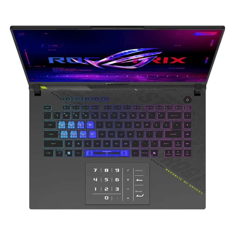 ASUS ROG Strix G16 G614PM-TS179WSM Gaming Laptop (Eclipse Gray) | 16" 2.5K (2560x1600) 300Hz IPS | Ryzen 9 8940HX | 16GB RAM | 512GB SSD | RTX 5060 | Windows 11 Home | MS Office Home 2024 + MS 365 Basic + ROG Impact Gaming Mouse + ROG Backpack