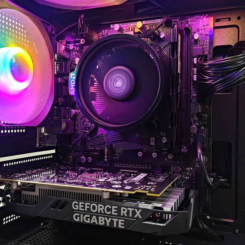 Alpha Juro Black Desktop Gaming PC | AMD Ryzen 5 5500 | 16GB RAM | 512GB SSD | RTX 3050 | Windows 11 Pro