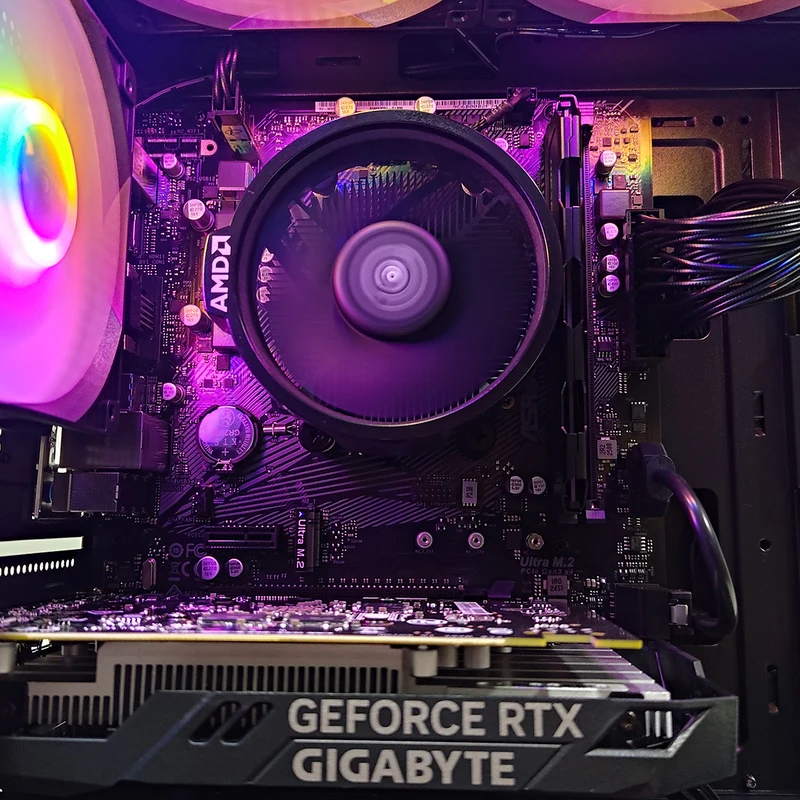 Alpha Juro Black Desktop Gaming PC | AMD Ryzen 5 5500 | 16GB RAM | 512GB SSD | RTX 3050 | Windows 11 Pro