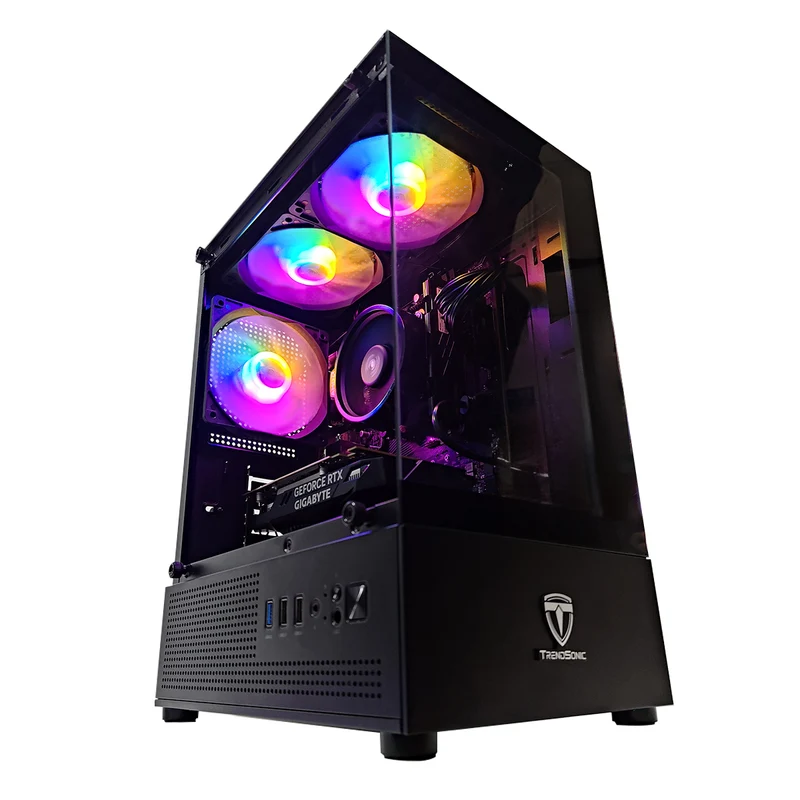 Alpha Juro Black Desktop Gaming PC | AMD Ryzen 5 5500 | 16GB RAM | 512GB SSD | RTX 3050 | Windows 11 Pro