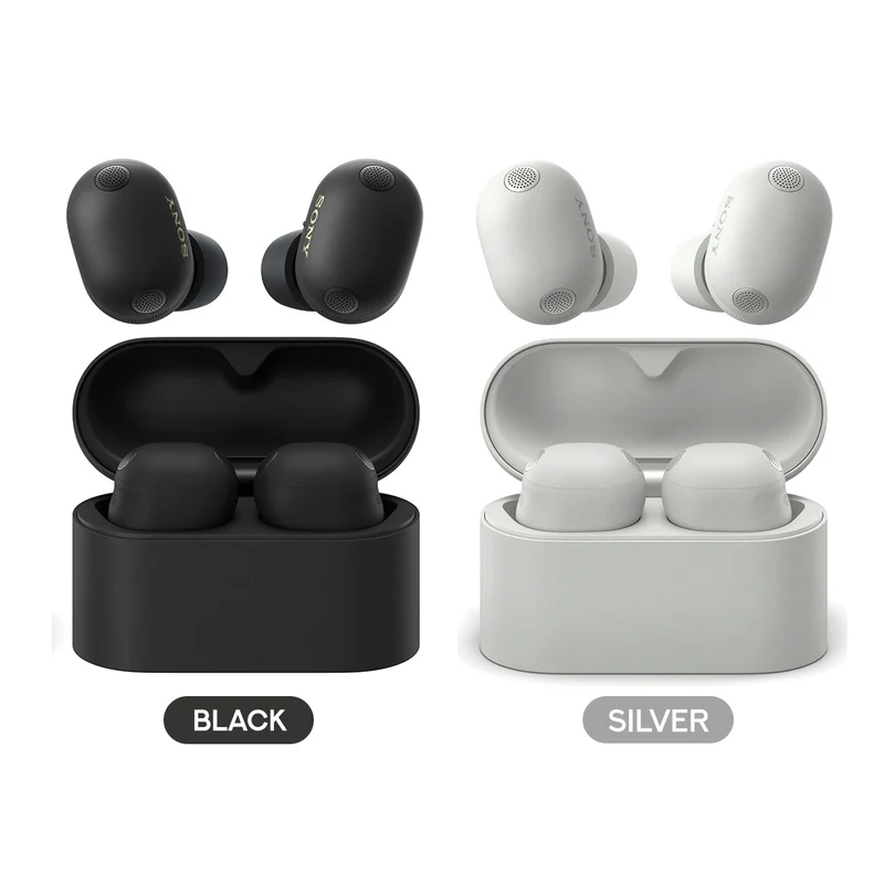 Sony WF-1000XM6 Truly Wireless Noise Canceling Earbuds (Black, Silver)
