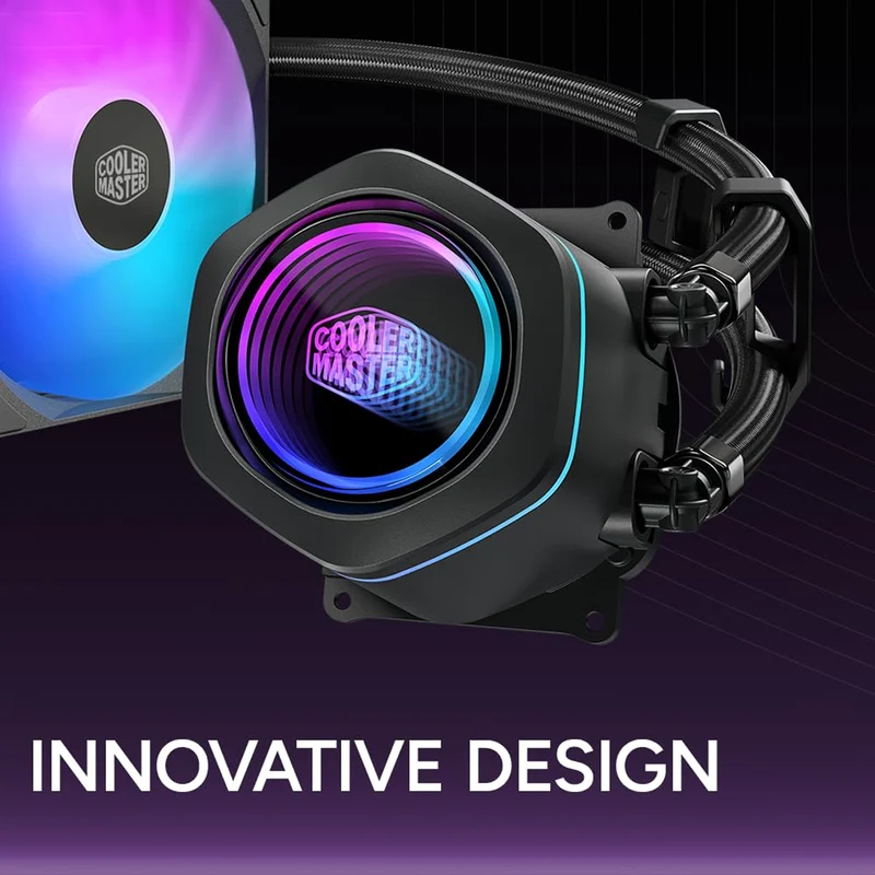 Cooler Master MasterLiquid Core Nex 360 ARGB Liquid CPU Cooler (Black, White)