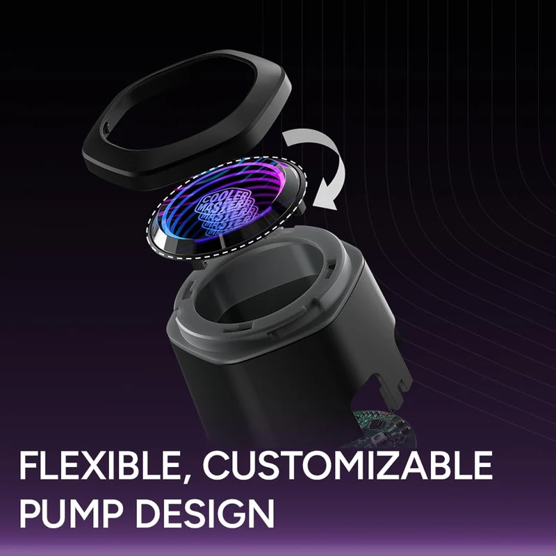 Cooler Master MasterLiquid Core Nex 240 ARGB Liquid CPU Cooler (Black, White)