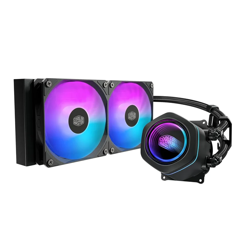 Cooler Master MasterLiquid Core Nex 240 ARGB Liquid CPU Cooler (Black, White)