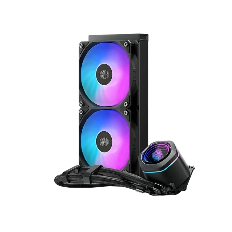 Cooler Master MasterLiquid Core Nex 240 ARGB Liquid CPU Cooler (Black, White)