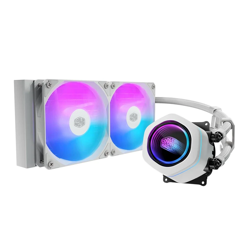 Cooler Master MasterLiquid Core Nex 240 ARGB Liquid CPU Cooler (Black, White)