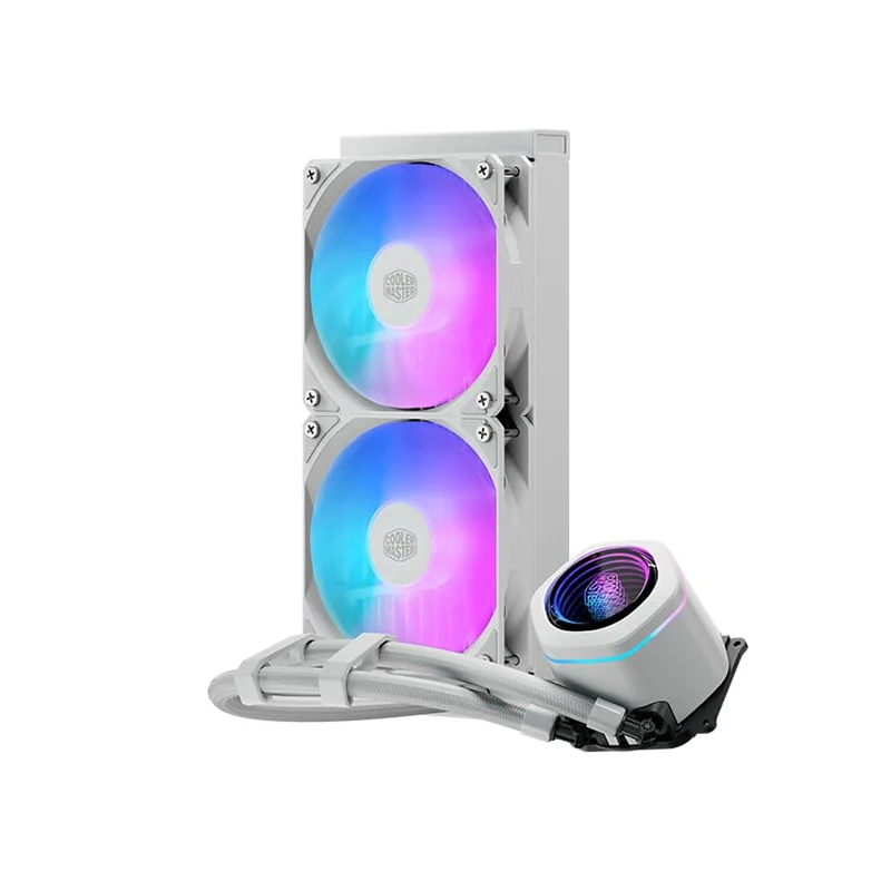 Cooler Master MasterLiquid Core Nex 240 ARGB Liquid CPU Cooler (Black, White)