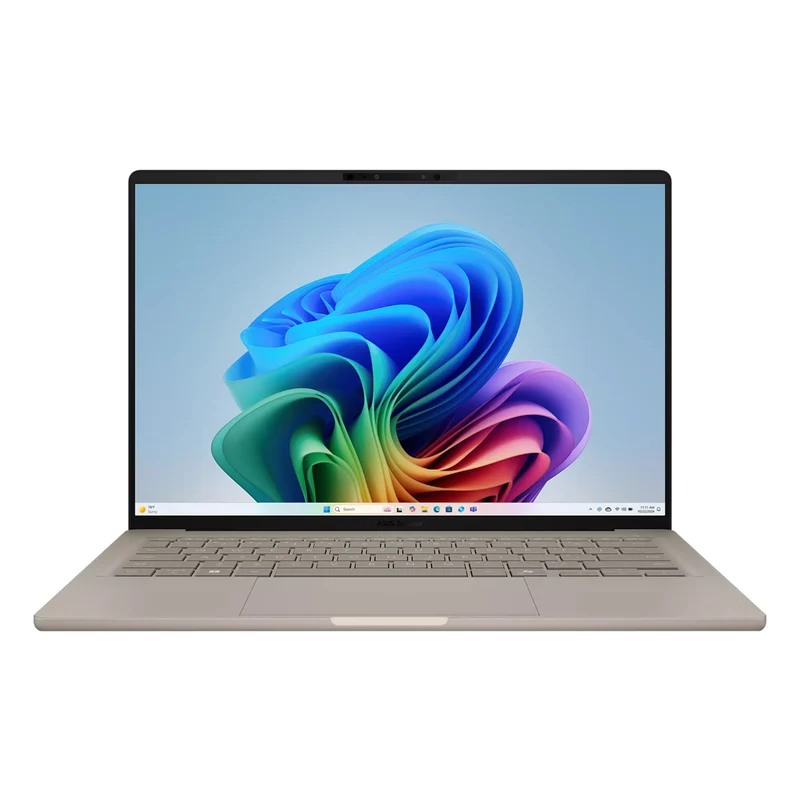 ASUS Zenbook A14 UX3407QA-SB465WSM Laptop (Zabriskie Beige) | 14 WUXGA (1920x1200) IPS | Snapdragon X X1 26 100 | 16GB RAM | 1TB SSD | Qualcomm Adreno GPU | Windows 11 Home | MS Office Home 2024 + MS 365 Basic + ASUS AP4600 Backpack