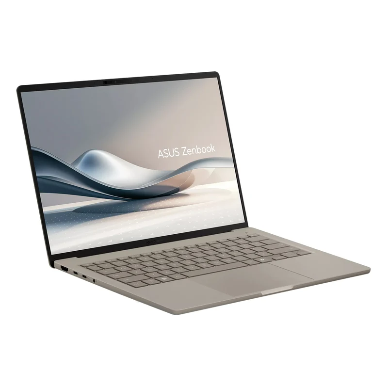 ASUS Zenbook A14 UX3407QA-SB465WSM Laptop (Zabriskie Beige) | 14 WUXGA (1920x1200) IPS | Snapdragon X X1 26 100 | 16GB RAM | 1TB SSD | Qualcomm Adreno GPU | Windows 11 Home | MS Office Home 2024 + MS 365 Basic + ASUS AP4600 Backpack