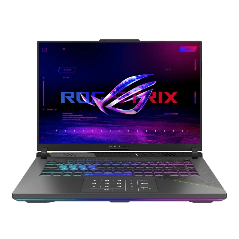ASUS ROG Strix G16 G614PH-RV119WSM Laptop (Eclipse Gray) | 16" FHD+ (1920x1200) 165Hz IPS | Ryzen 9 8940HX | 16GB RAM | 512GB SSD | RTX 5050 | Windows 11 Home | MS Office Home 2024 + MS 365 Basic + ROG Impact Gaming Mouse + ROG Backpack