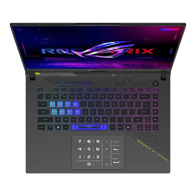 ASUS ROG Strix G16 G614PH-RV119WSM Laptop (Eclipse Gray) | 16" FHD+ (1920x1200) 165Hz IPS | Ryzen 9 8940HX | 16GB RAM | 512GB SSD | RTX 5050 | Windows 11 Home | MS Office Home 2024 + MS 365 Basic + ROG Impact Gaming Mouse + ROG Backpack