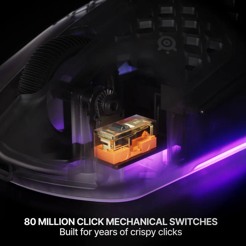 SteelSeries Aerox 3 Wireless Gen 2 4K Gaming Mouse (Ghost, Magenta Haze, Shadow)