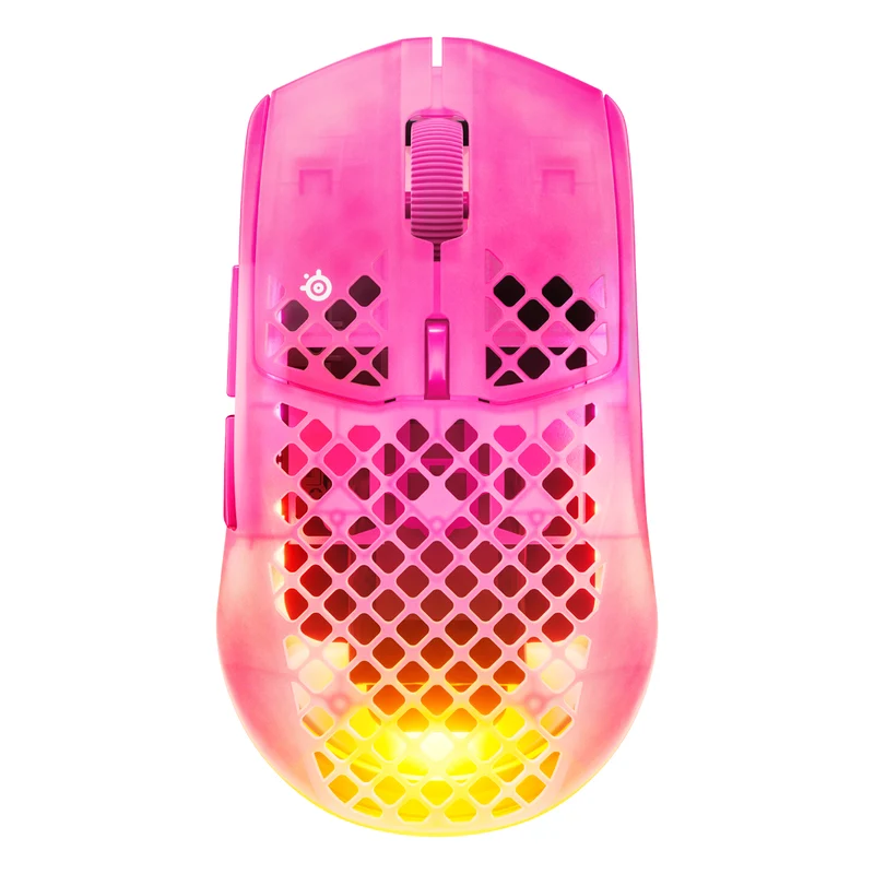 SteelSeries Aerox 3 Wireless Gen 2 4K Gaming Mouse (Ghost, Magenta Haze, Shadow)