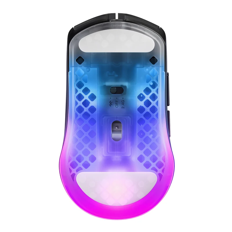 SteelSeries Aerox 3 Wireless Gen 2 4K Gaming Mouse (Ghost, Magenta Haze, Shadow)