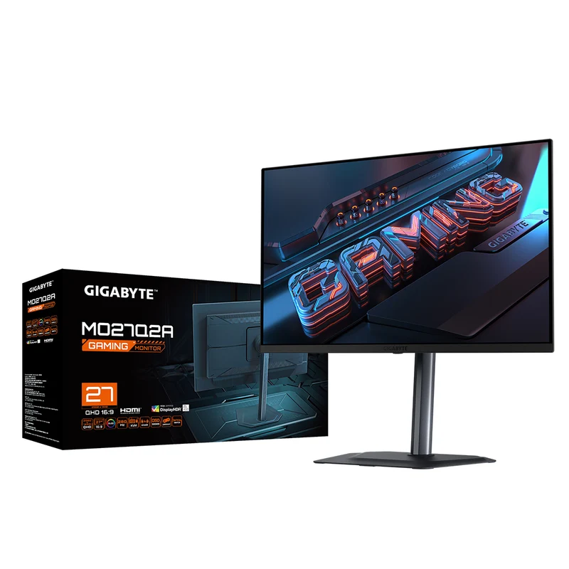 Gigabyte MO27Q2A 27" QHD (2560x1440) 280Hz 0.03ms GTG QD-OLED Gaming Monitor with Tilt/ Height/ Swivel/ Pivot Adjustment