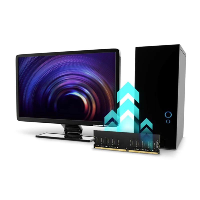 Lexar 8GB DDR4 3200MHz CL22 UDIMM Desktop Memory (LD4AU008G-R3200GSST)