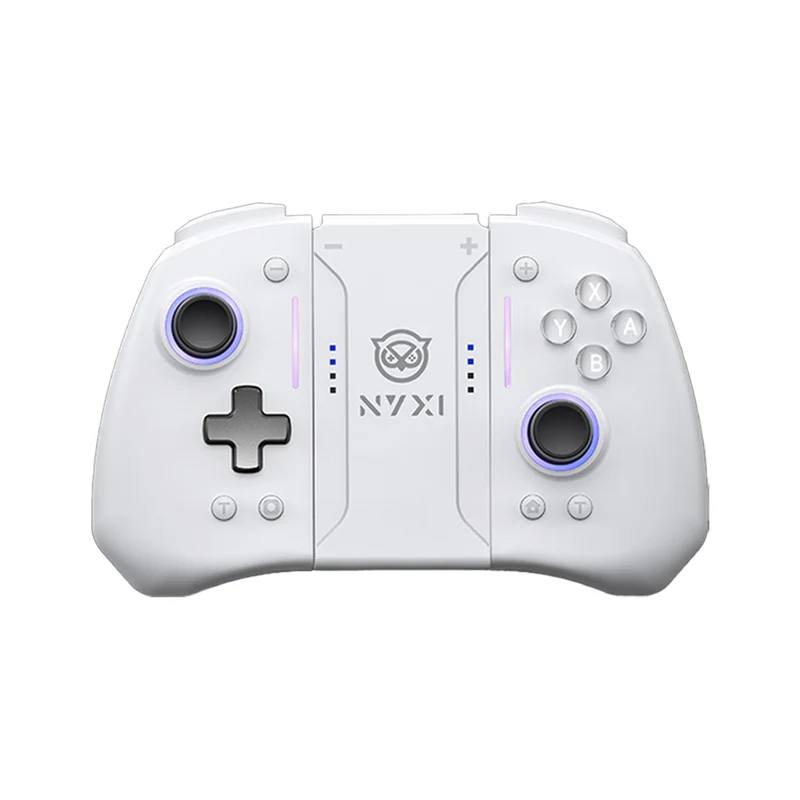 NYXI Hyperion Pro Style Wireless Joy-Pad for Nintendo Switch/Nintendo Switch Lite/Nintendo Switch OLED (White, Lawgreen)