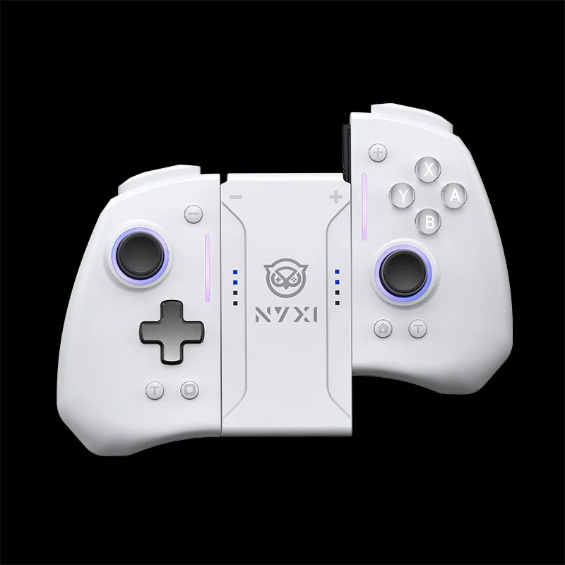NYXI Hyperion Pro Style Wireless Joy-Pad for Nintendo Switch/Nintendo Switch Lite/Nintendo Switch OLED (White, Lawgreen)
