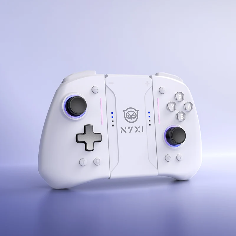 NYXI Hyperion Pro Style Wireless Joy-Pad for Nintendo Switch/Nintendo Switch Lite/Nintendo Switch OLED (White, Lawgreen)