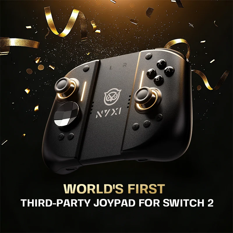 NYXI Hyperion 3 Wireless JoyPad for Nintendo Switch 2 (Black, Purple, White) (NJ22, NJ22WH, NJ22PU)