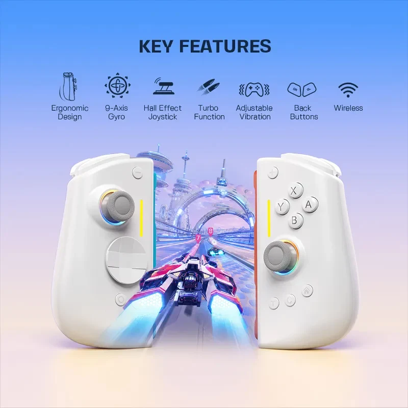 NYXI Hyperion 3 Wireless JoyPad for Nintendo Switch 2 (Black, Purple, White) (NJ22, NJ22WH, NJ22PU)