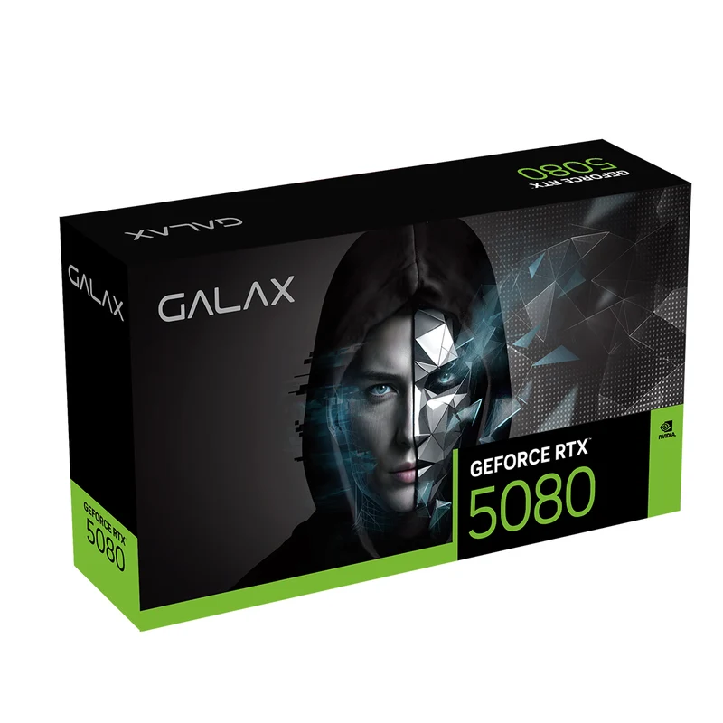Galax GeForce RTX 5080 Ex Gamer 1-Click OC PCI-E 16GB GDDR7 Graphics Card (Black) (58NZN6MDBYEX)