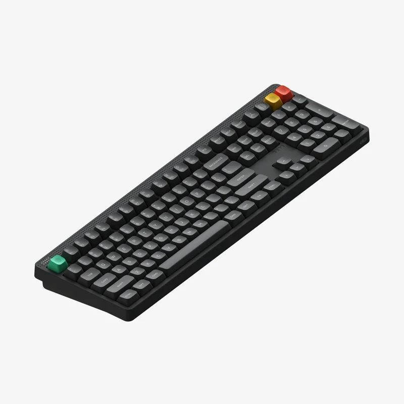 NuPhy Node100 High-Profile Hot-Swappable Full-Size Wireless Mechanical Keyboard (Ink Gray) (Blush Max Switch)