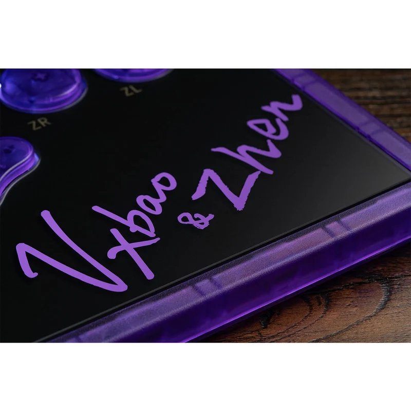 8Bitdo Arcade Controller for Nintendo Switch / Windows (Transparent Purple) (80FG)
