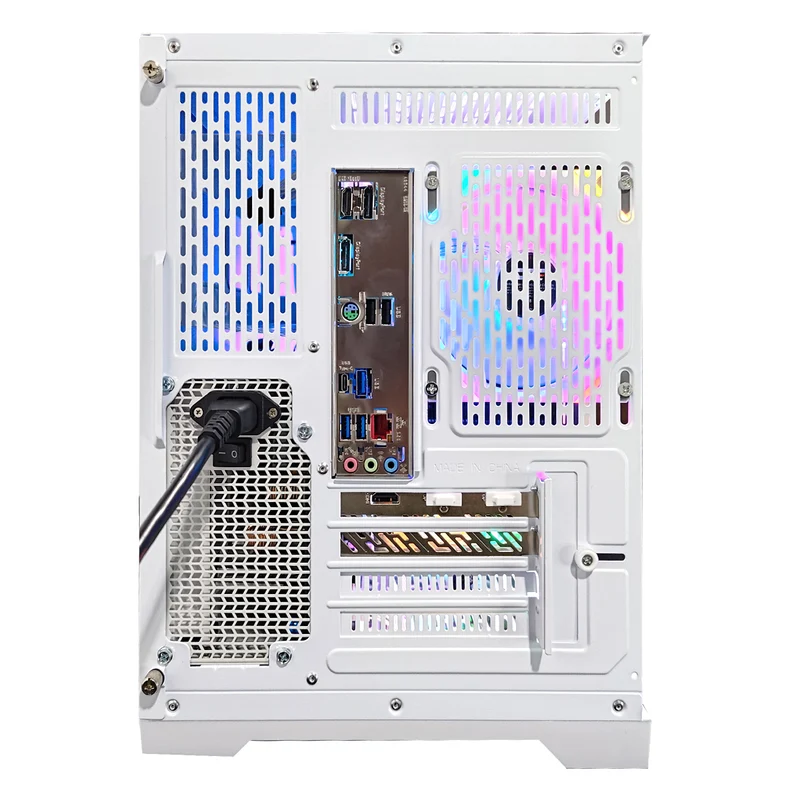Aurora Spectra White Desktop Gaming PC | AMD Ryzen 7 7700 | 16GB RAM | 1TB SSD | RX 9060 XT | Windows 11 Pro