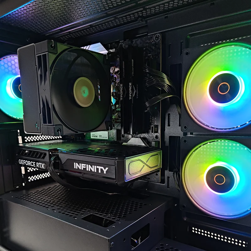 Sigma C52 Gamma Black Desktop Gaming PC | AMD Ryzen 5 7500F | 16GB RAM | 1TB SSD | RTX 5060 | Windows 11 Pro