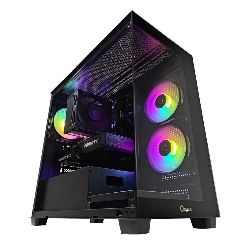Sigma C52 Gamma Black Desktop Gaming PC | AMD Ryzen 5 7500F | 16GB RAM | 1TB SSD | RTX 5060 | Windows 11 Pro