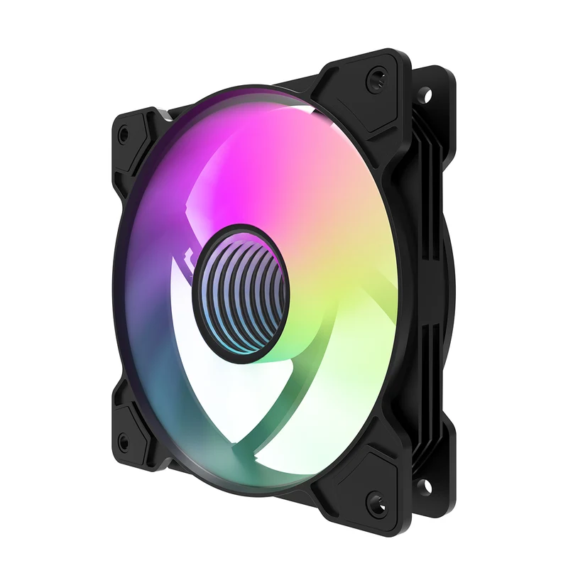 DarkFlash C8S ARGB Cooling Case Fan - 1 Pack (Black, White)