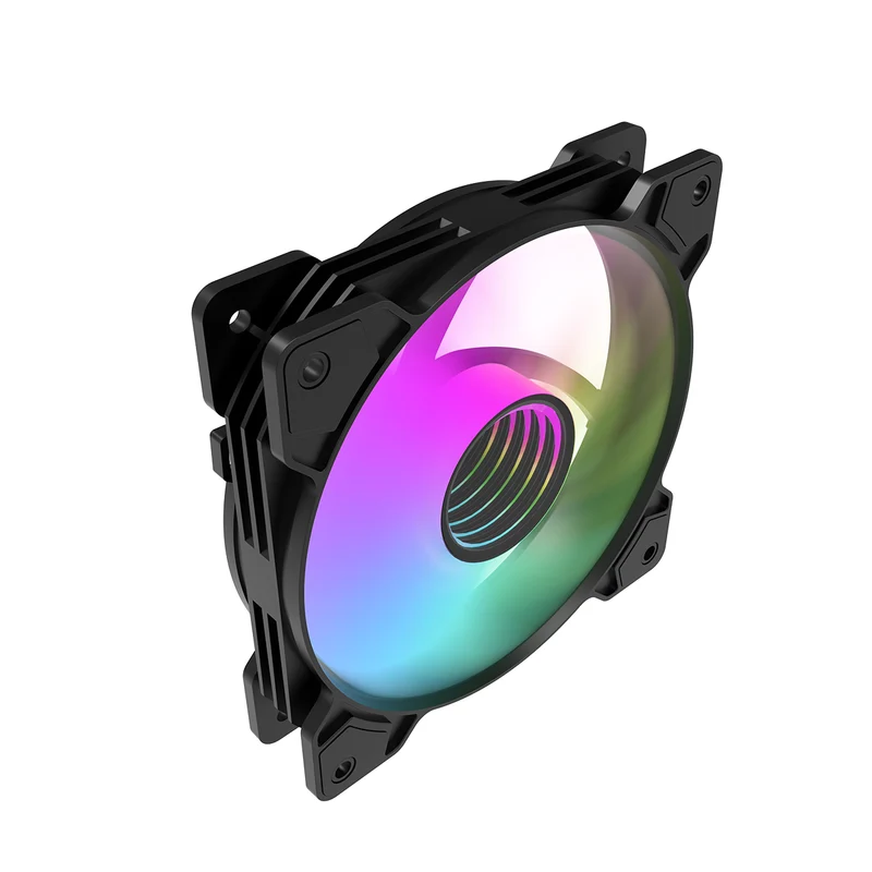DarkFlash C8S ARGB Cooling Case Fan - 1 Pack (Black, White)