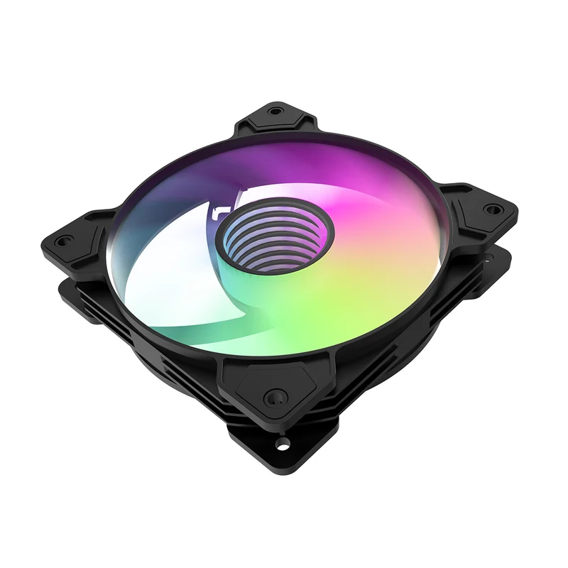 DarkFlash C8S ARGB Cooling Case Fan - 1 Pack (Black, White)