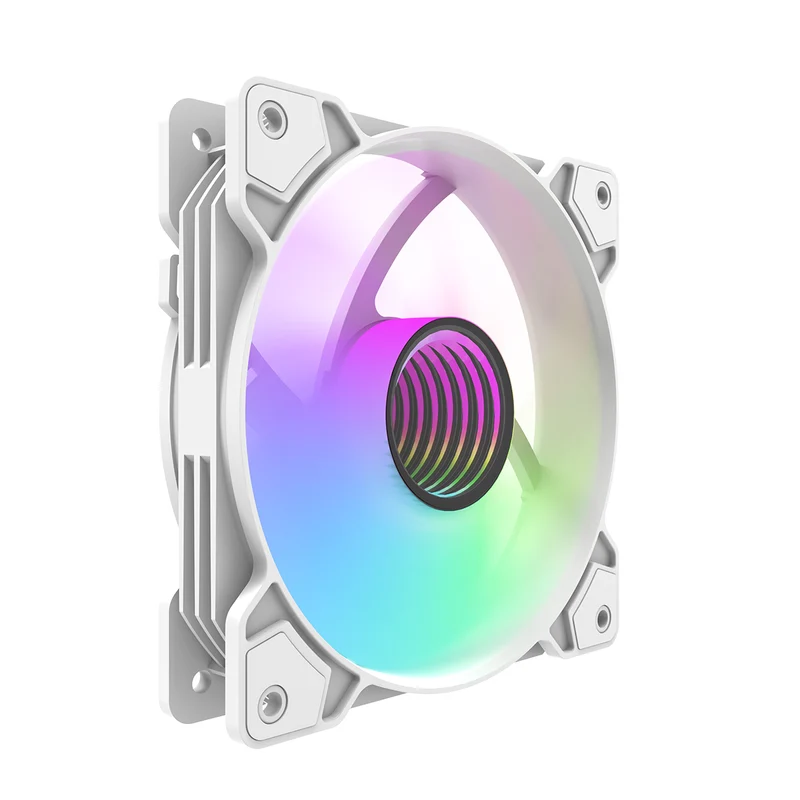 DarkFlash C8S ARGB Cooling Case Fan - 1 Pack (Black, White)