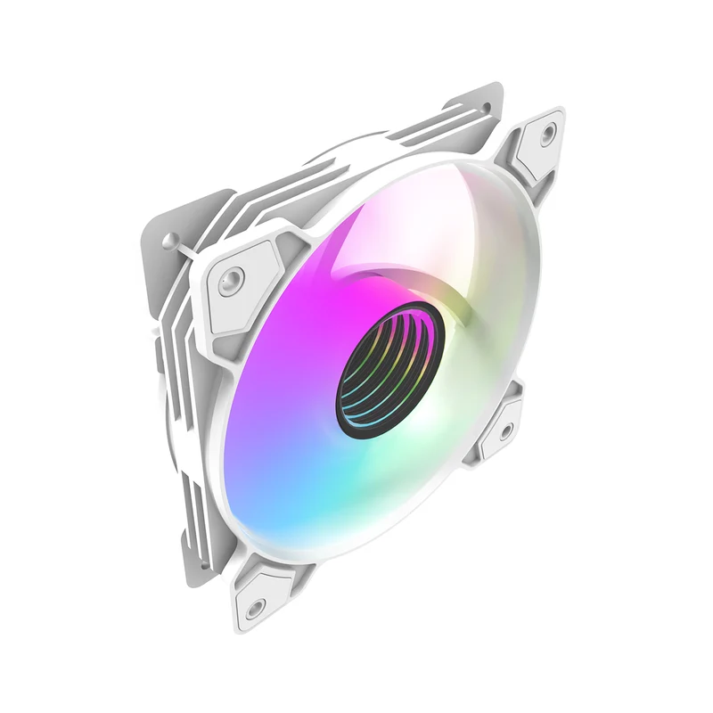 DarkFlash C8S ARGB Cooling Case Fan - 1 Pack (Black, White)