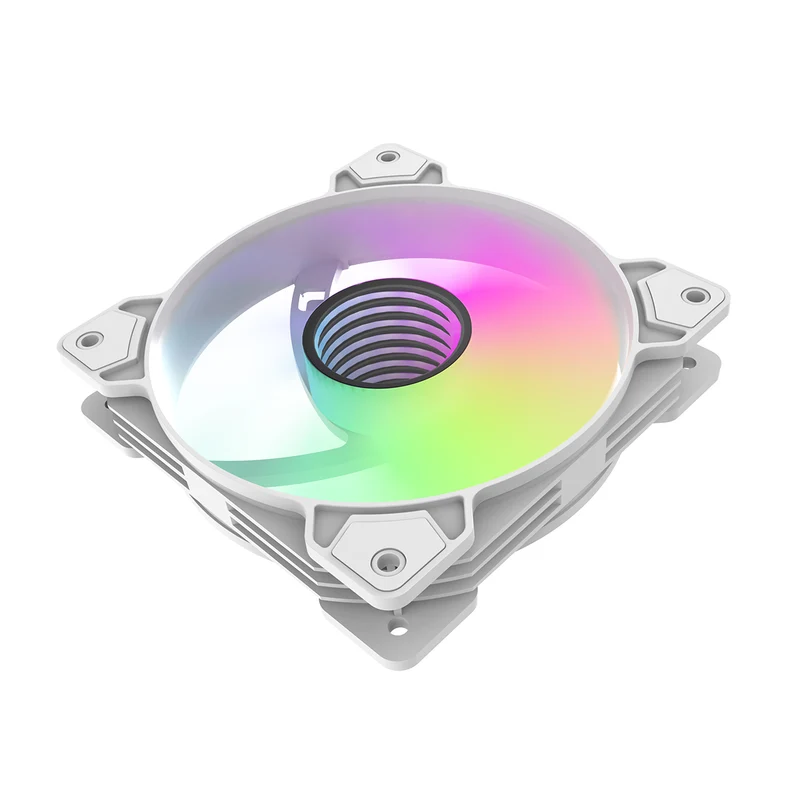 DarkFlash C8S ARGB Cooling Case Fan - 1 Pack (Black, White)