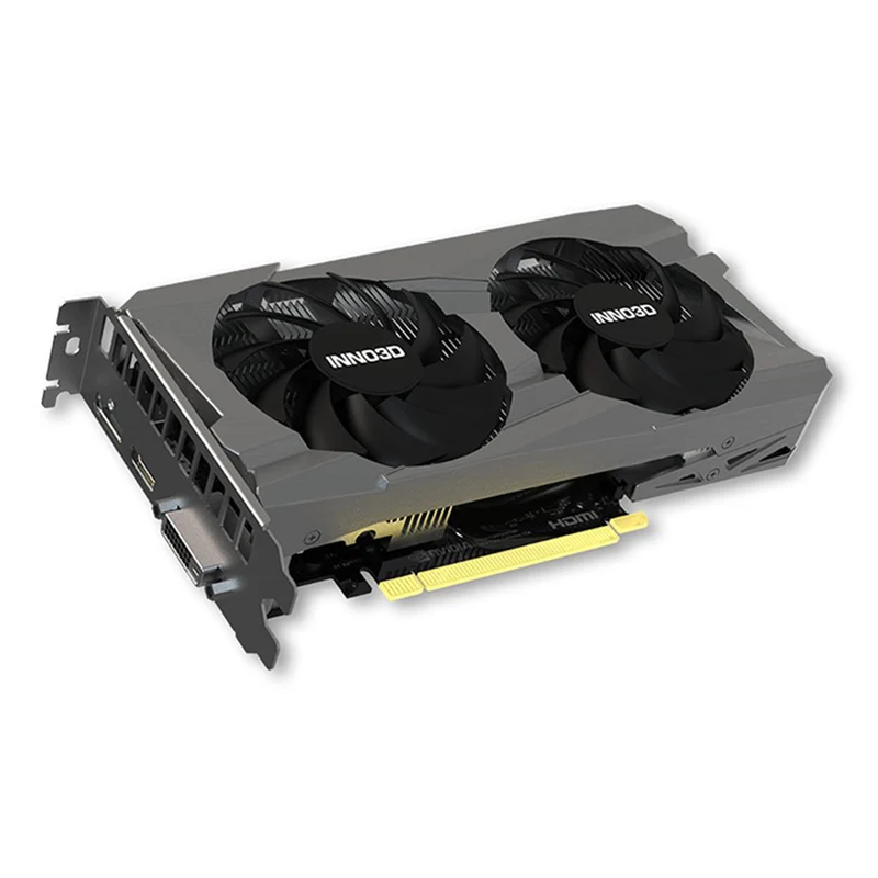 INNO3D GeForce RTX 3050 TWIN X2 V2 6GB GDDR6 Graphics Card (Black) (N30502-06D6-1880VA60)