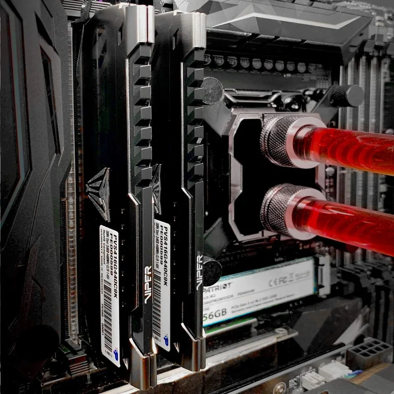 Patriot Viper Steel DDR4 CL16 3200MHz UDIMM Memory (8GB, 16GB)