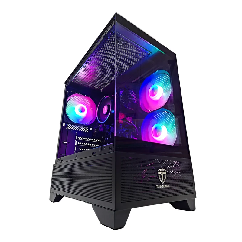 Alpha Lite Xion Black Desktop Gaming PC | AMD Ryzen 5 3400G | 16GB RAM | 512GB SSD | Integrated GPU | Windows 11 Pro